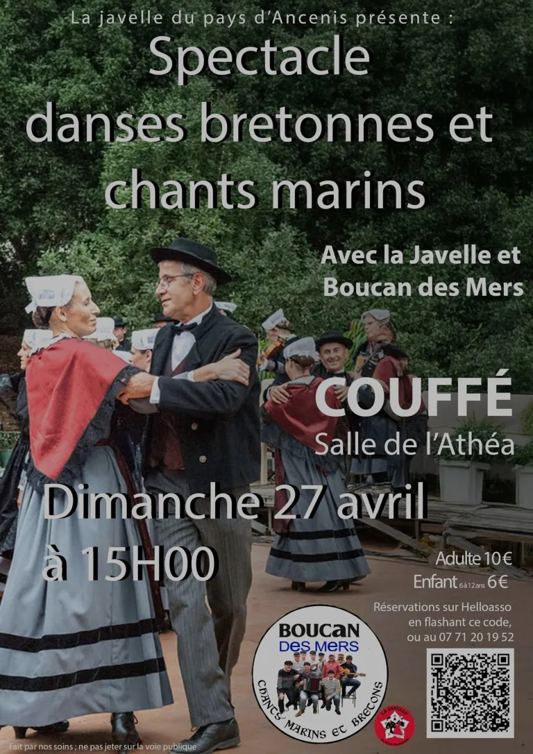 Lire la suite à propos de l’article Spectacle de danses bretonnes et chants marins