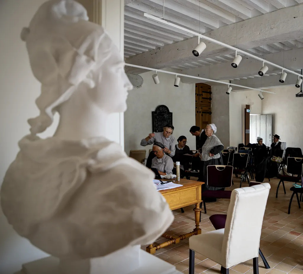Répétition du cercle celtique La Javelle dans une salle communale