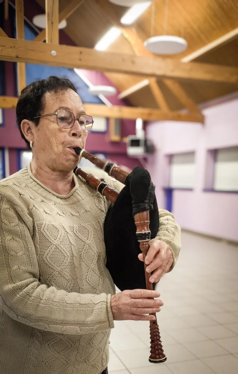 Sonneuse de veuze à l’atelier veuze de la Javelle du Pays d’Ancenis